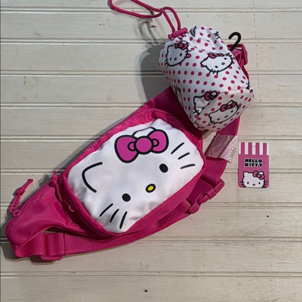 Hello Kitty Pink and White Fanny pack